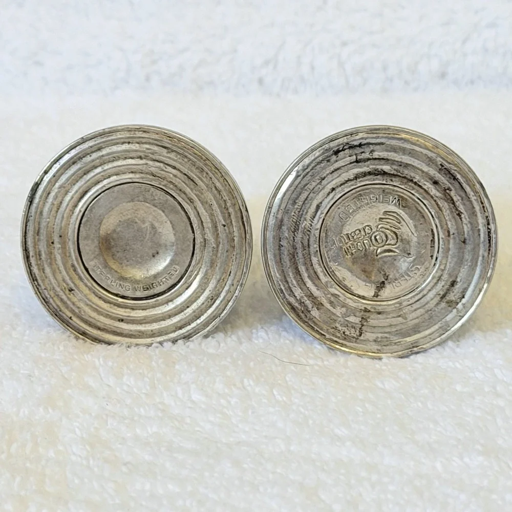 Vintage MCM Duchin Creation Sterling Silver Weighted Salt And Pepper Shakers